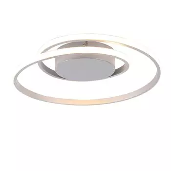 Reality Leuchten Светодиодный потолочный светильник ZIBAL титан REALITY Import, серебро