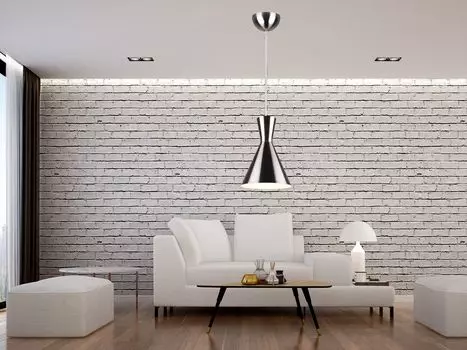 REALITY подвесной светильник ENZO 1xE27 матовый никель, декоративное кольцо Chr Reality Leuchten, серебро