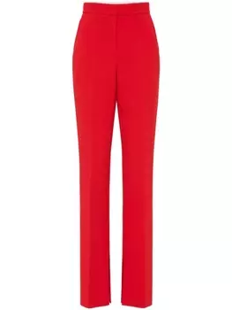 Rebecca Vallance брюки Rory с завышенной талией, красный