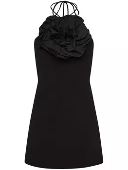 Rebecca Vallance мини-платье Odetta с вырезом халтер, черный