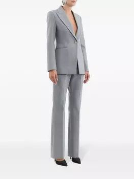 Rebecca Vallance однобортный блейзер Benoit, серый