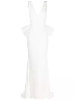 Rebecca Vallance платье Davina с бантом, белый