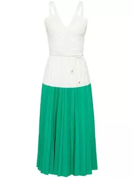 Rebecca Vallance платье миди Gia с плиссировкой, белый