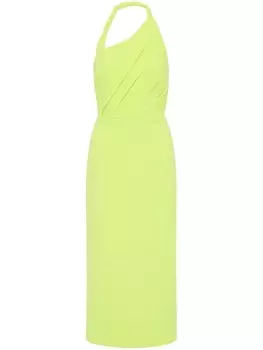 Rebecca Vallance платье мини Aria с вырезом халтер, зеленый