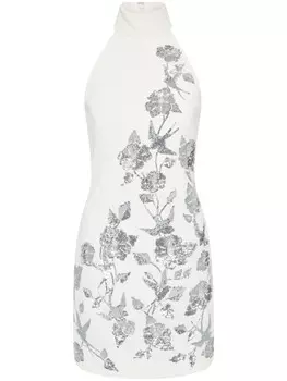 Rebecca Vallance платье мини Monroe с пайетками, нейтральный цвет