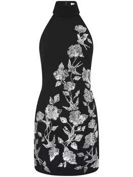 Rebecca Vallance платье мини Monroe с пайетками, черный