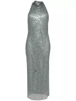 Rebecca Vallance платье Nixie Halter, синий