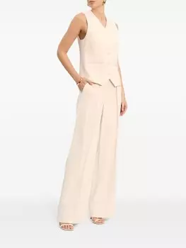Rebecca Vallance прямые брюки Dimitria, нейтральный цвет