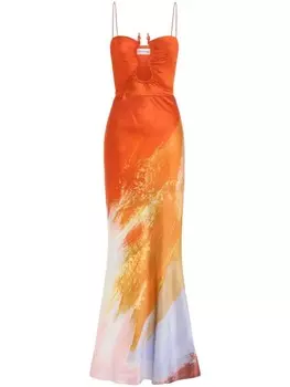 Rebecca Vallance вечернее платье Frida, оранжевый