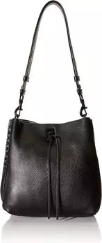 Rebecca Женское Minkoff Darren Convertible Кожаная Сумка на Плечо 001 Black OS Rebecca Minkoff, черный