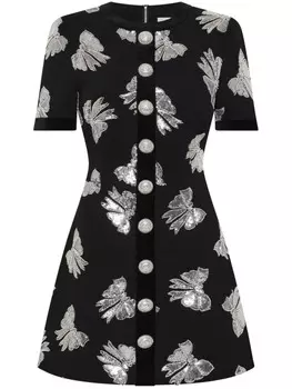 Ребекка Валланс мини-платье Valor Rebecca Vallance, черный