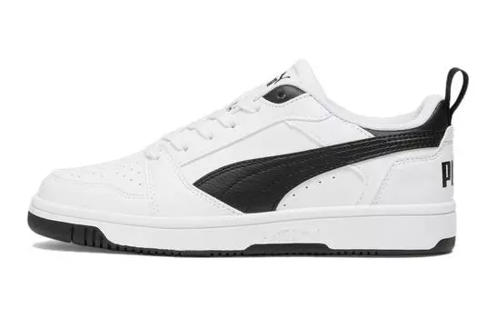 Rebound V6 Детские кроссовки для скейтбординга GS Puma, белый/черный