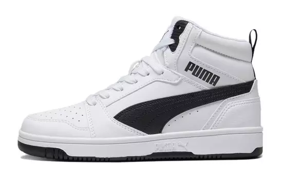 Rebound V6 Детские кроссовки для скейтбординга GS Puma, белый/черный