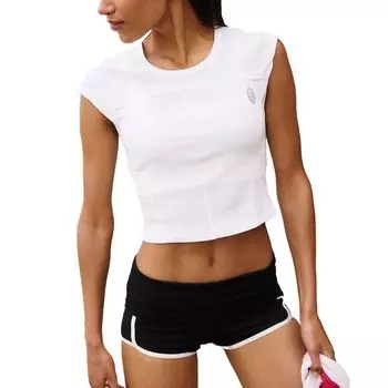 Ребристая детская футболка Tempo Fp Movement, белый