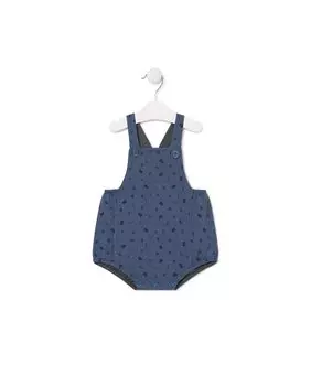 Ребристая лягушка с принтом Tous, темно-синий