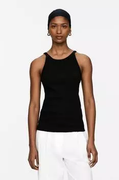 Ребристая майка Arket, черный