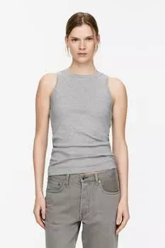 Ребристая майка Arket, серый