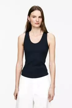 Ребристая майка Arket, синий