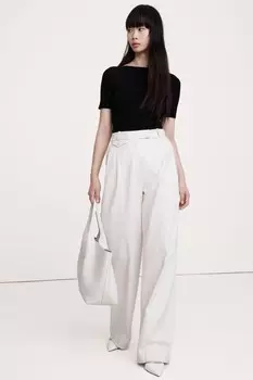 Ребристая майка Cece Banana Republic, черный