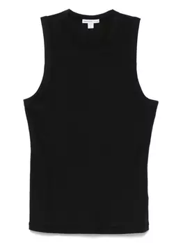 Ребристая майка James Perse, черный