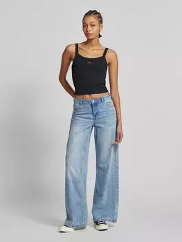 Ребристая майка Levi's, черный