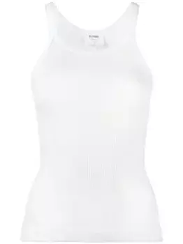 Ребристая майка RE/DONE, белый