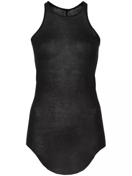 Ребристая майка Rick Owens, черный