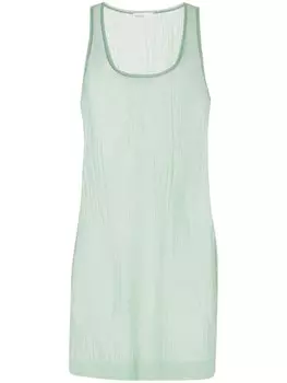 Ребристая майка Rosetta Getty, зеленый