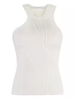Ребристая майка Talia Byre, белый