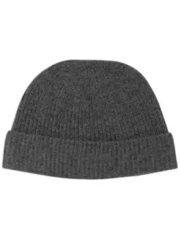 Ребристая шапка Auralee, серый