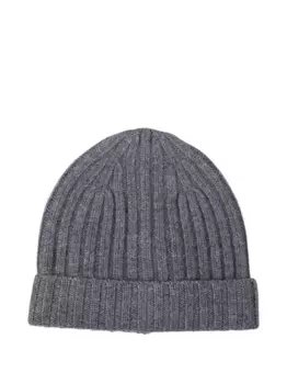 Ребристая шапка BeYou, серый