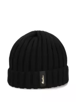 Ребристая шапка Borsalino, черный