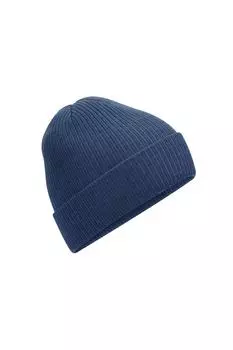 Ребристая шапка Polylana Beechfield, синий