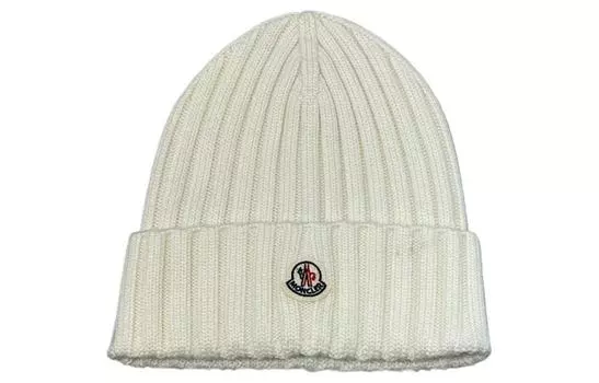 Ребристая шапка с логотипом Moncler