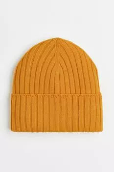 Ребристая шерстяная шапка H&M
