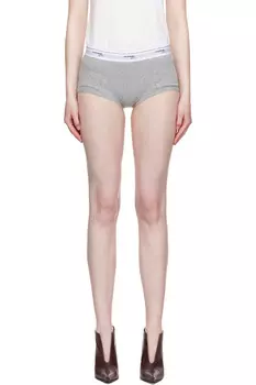 Ребристые джерси трусы-слипы для мальчиков Hommegirls, серый