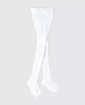 Ребристые колготки Condor, белый