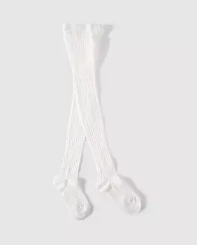 Ребристые колготки Condor, бежевый