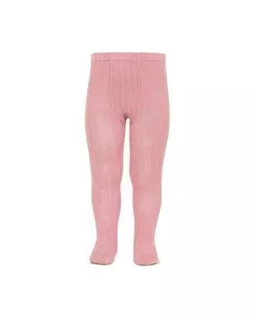 Ребристые колготки Condor, розовый