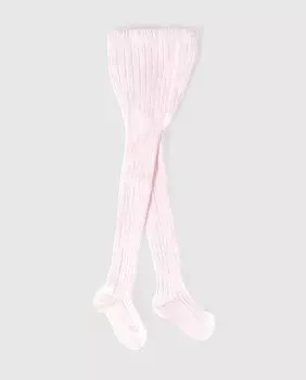 Ребристые колготки Condor, розовый