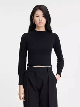 Ребристый джемпер JACQUEMUS The Soglia knit, черный