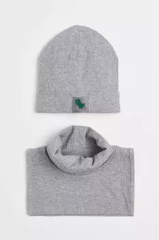 Ребристый комплект из 2 предметов H&amp;M