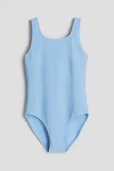 Ребристый купальник H&M, синий
