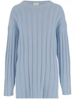 Ребристый свитер Allude, синий