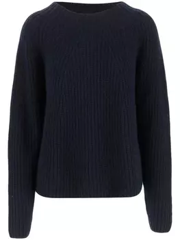Ребристый свитер Allude, синий