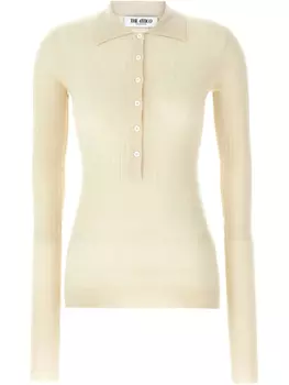 Ребристый свитер Attico The Attico, белый