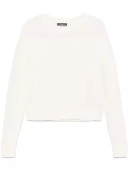 Ребристый свитер Eric Bompard, белый