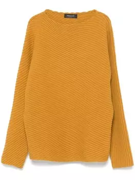 Ребристый свитер Fabiana Filippi, желтый