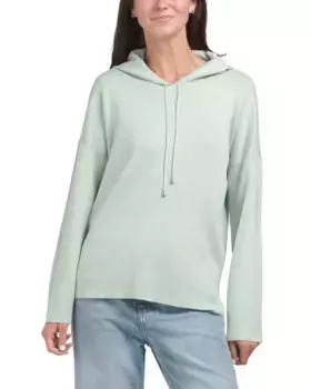 Ребристый свитер с капюшоном Cyrus, зеленый