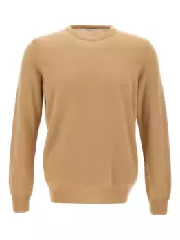 Ребристый свитер с круглым вырезом Kangra, нейтральный